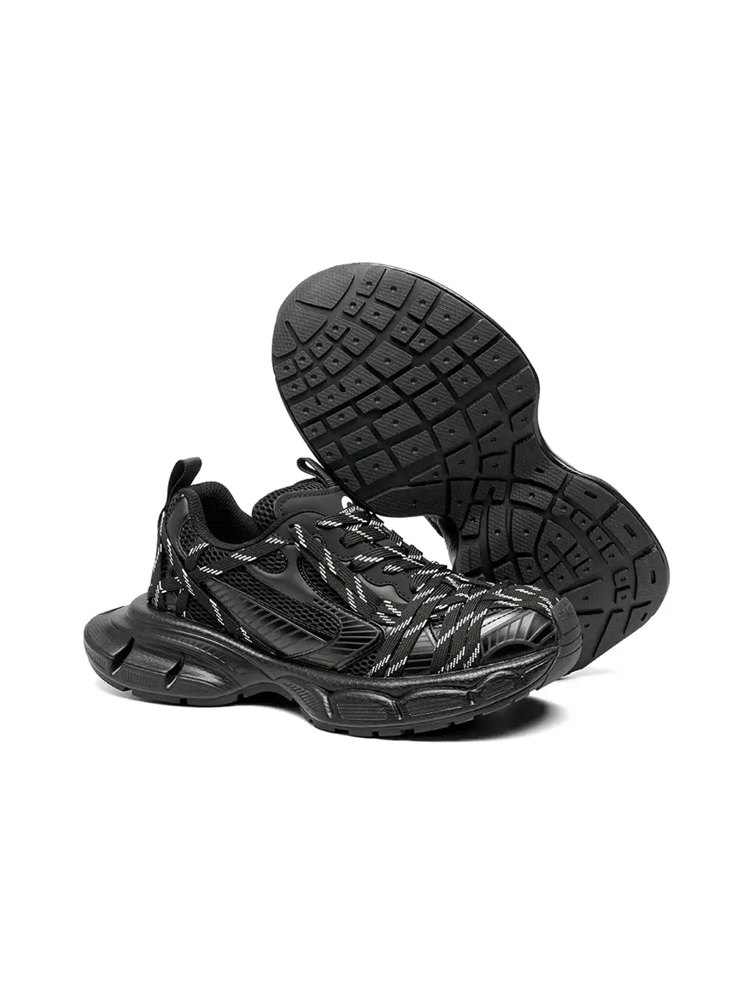 C.BANNER | Black Retro Dad Shoes