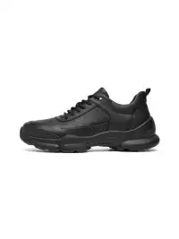 C.BANNER | Chunky Leather Low-Top Sneakers