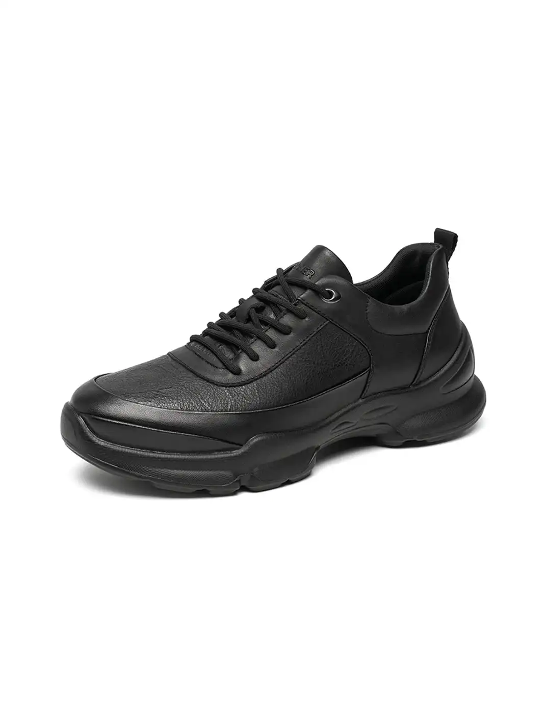 C.BANNER | Chunky Leather Low-Top Sneakers