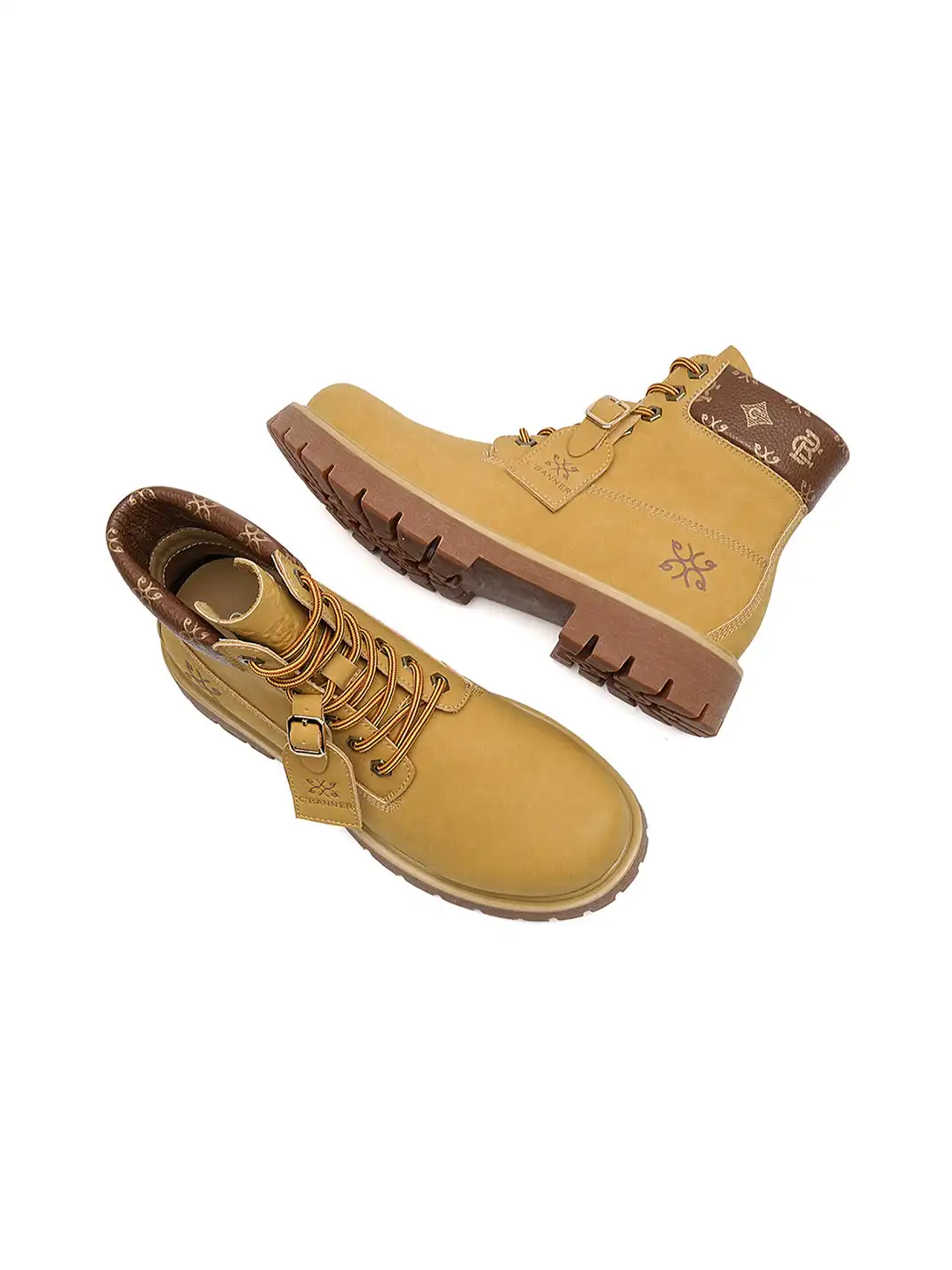 C.BANNER | Lug Sole Lace-Up Ankle Boots