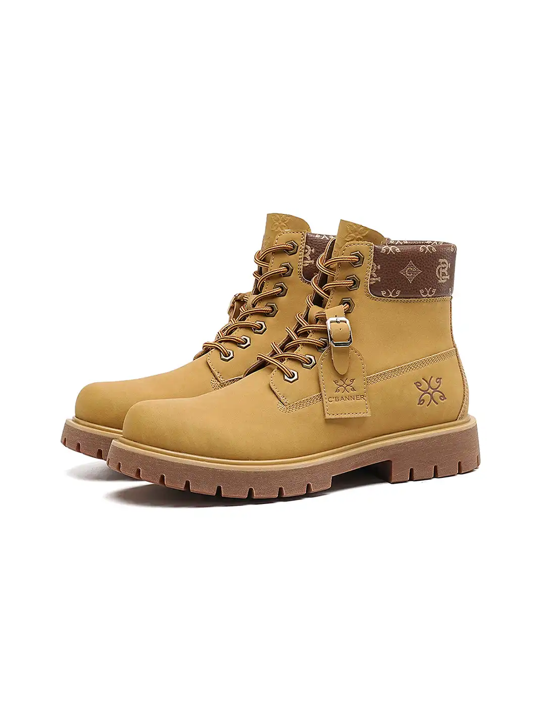 C.BANNER | Lug Sole Lace-Up Ankle Boots