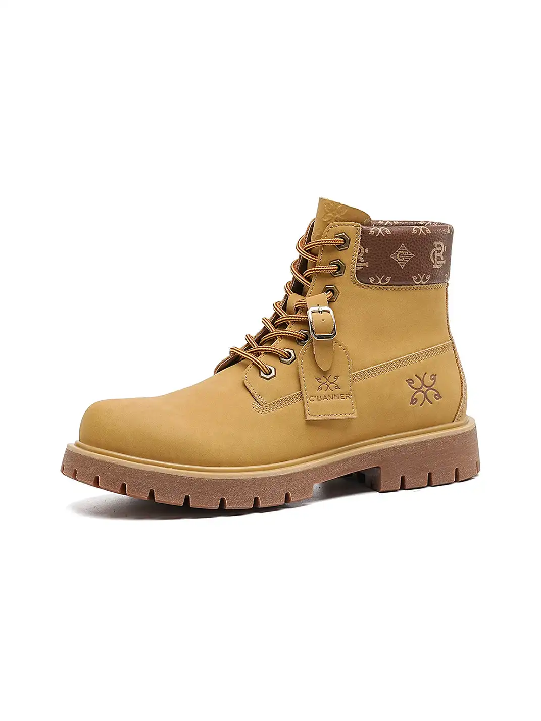 C.BANNER | Lug Sole Lace-Up Ankle Boots