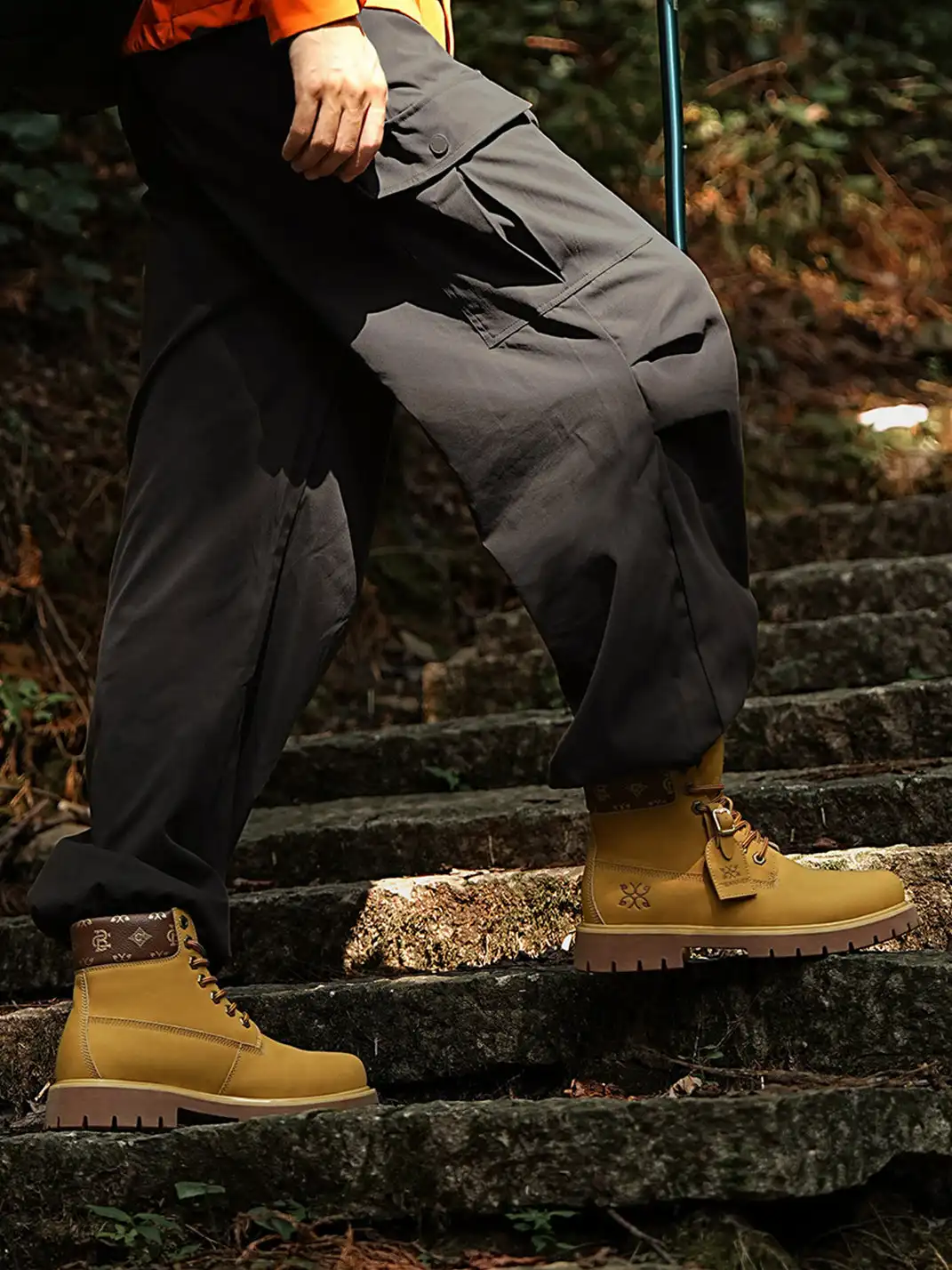 C.BANNER | Lug Sole Lace-Up Ankle Boots