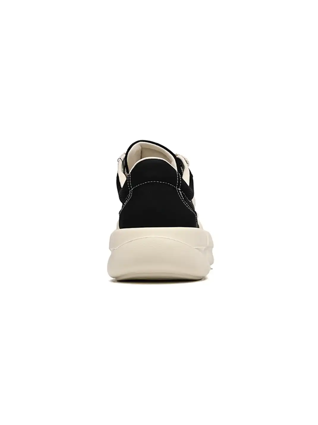 TRUMPPIPE | Black Mesh Platform Low-Top Sneakers