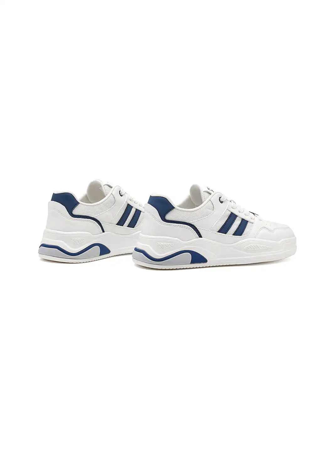 TRUMPPIPE | White Panel Casual Sneakers