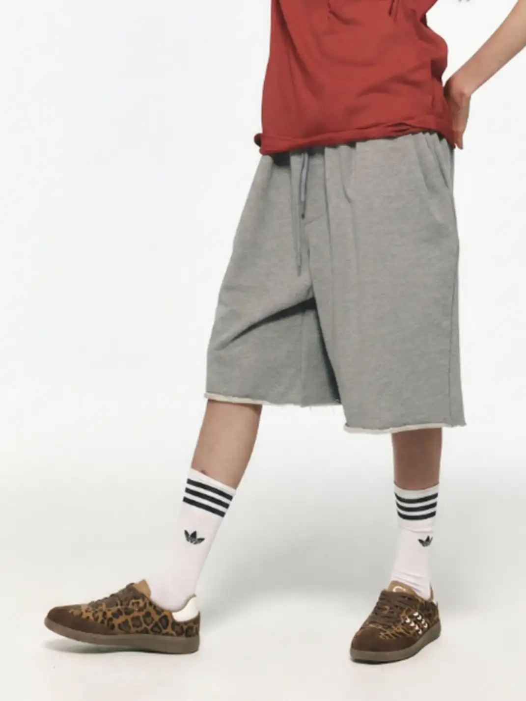 C.BANNER | Brown Leopard Low-Top Sneakers