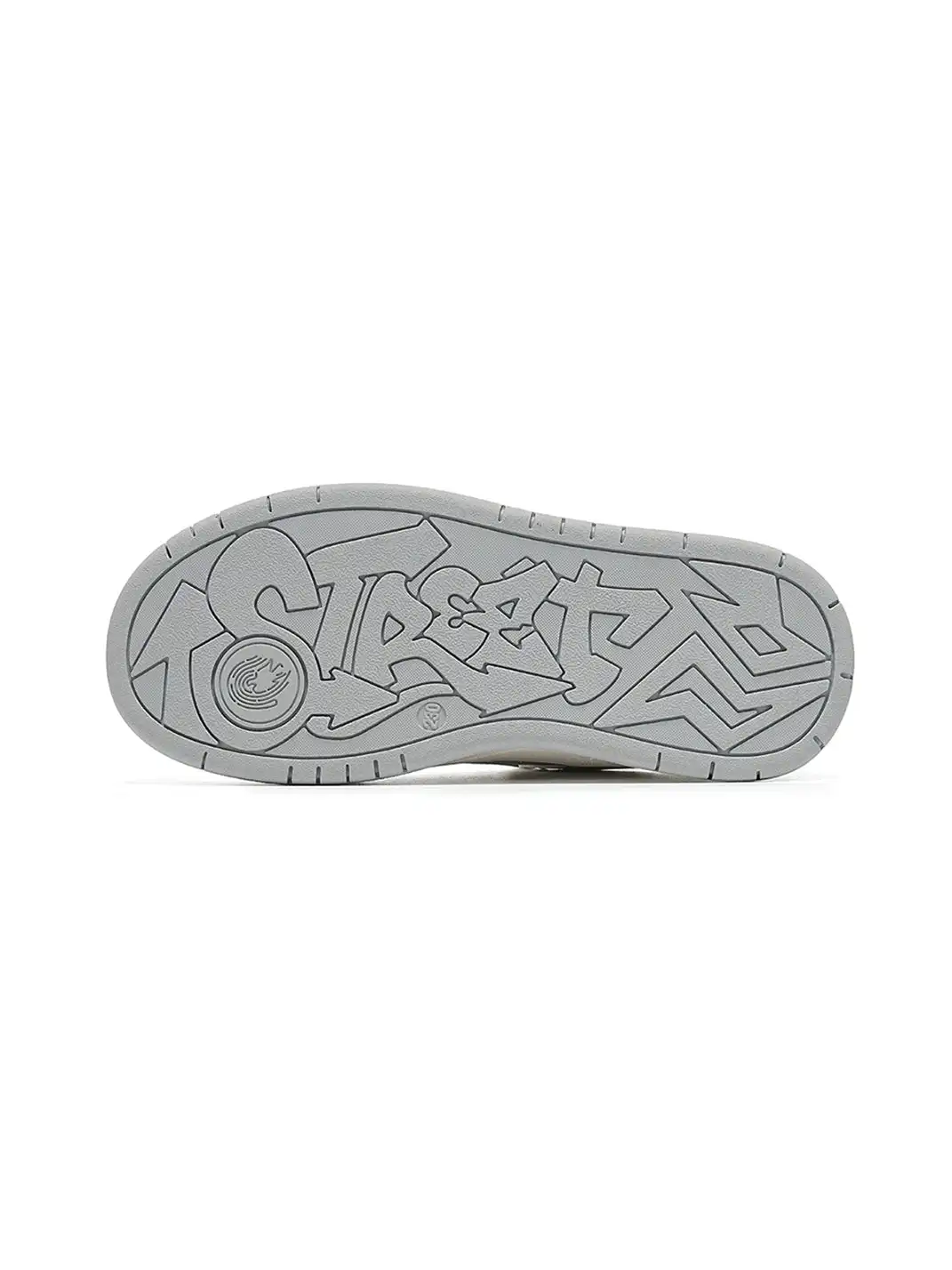 EBLAN | White Iridescent Panel Platform Sneakers