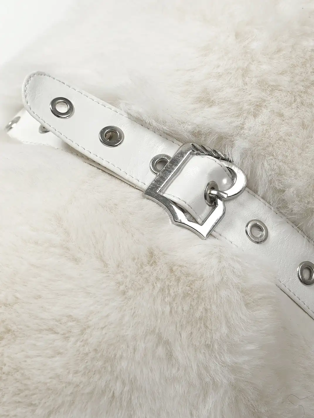 UnicornBlood | Leather Buckle Suede Pointed-toe Boots