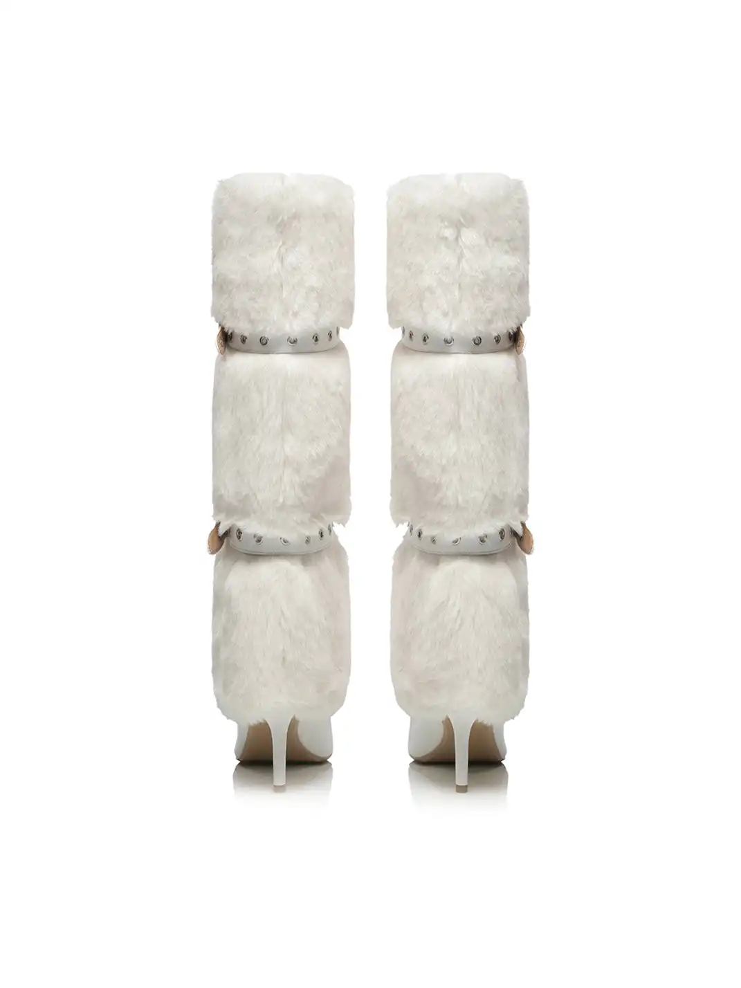 UnicornBlood | Leather Buckle Suede Pointed-toe Boots