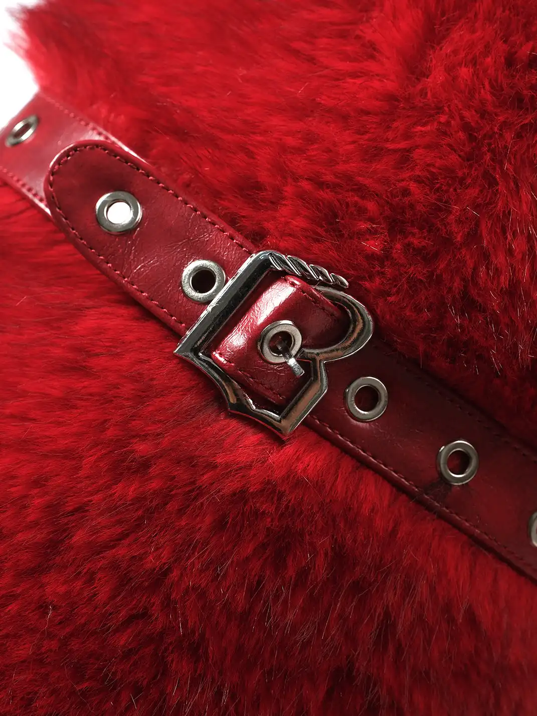 UnicornBlood | Leather Buckle Suede Pointed-toe Boots