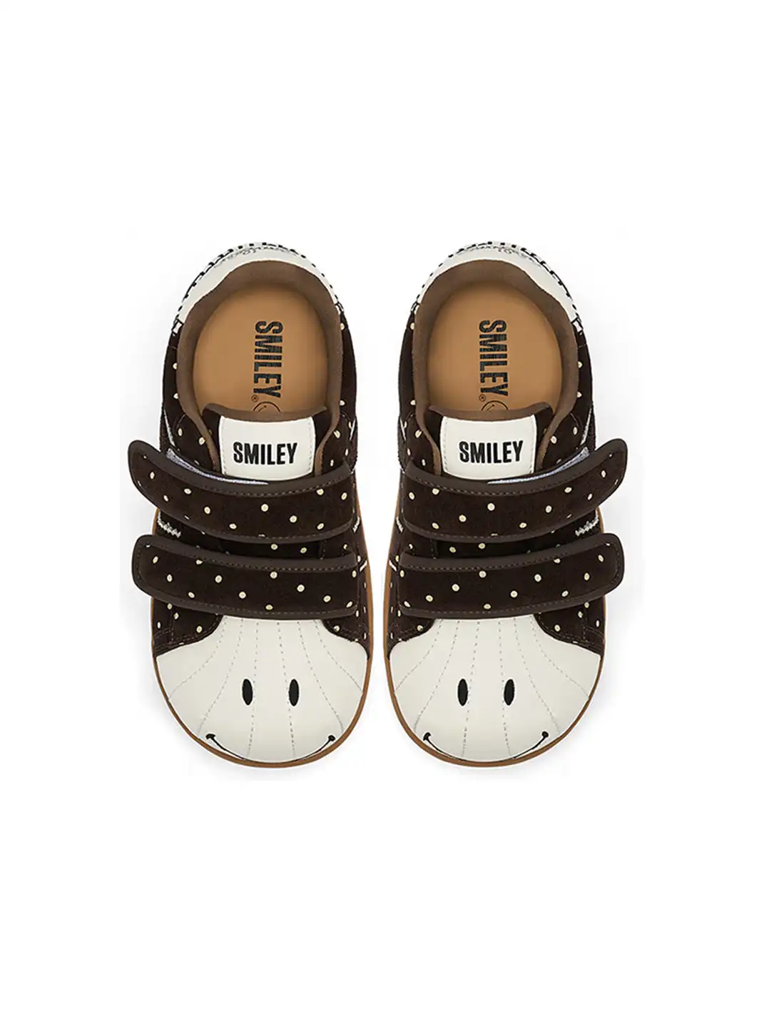 SMILEY | Caterpillar Series Polka Dot Thick Big Toe Sneakers