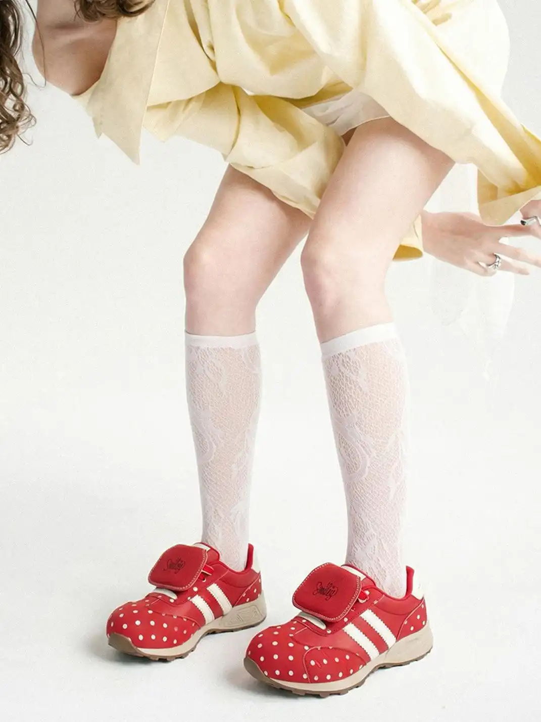 SMILEY | Mushroom Series Polka Dot Casual Shoes