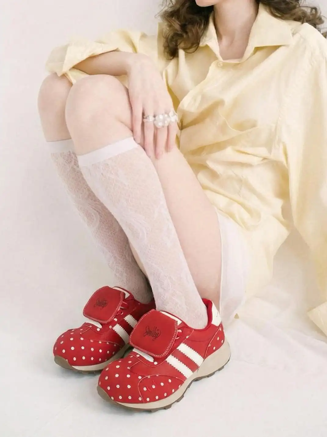 SMILEY | Mushroom Series Polka Dot Casual Shoes