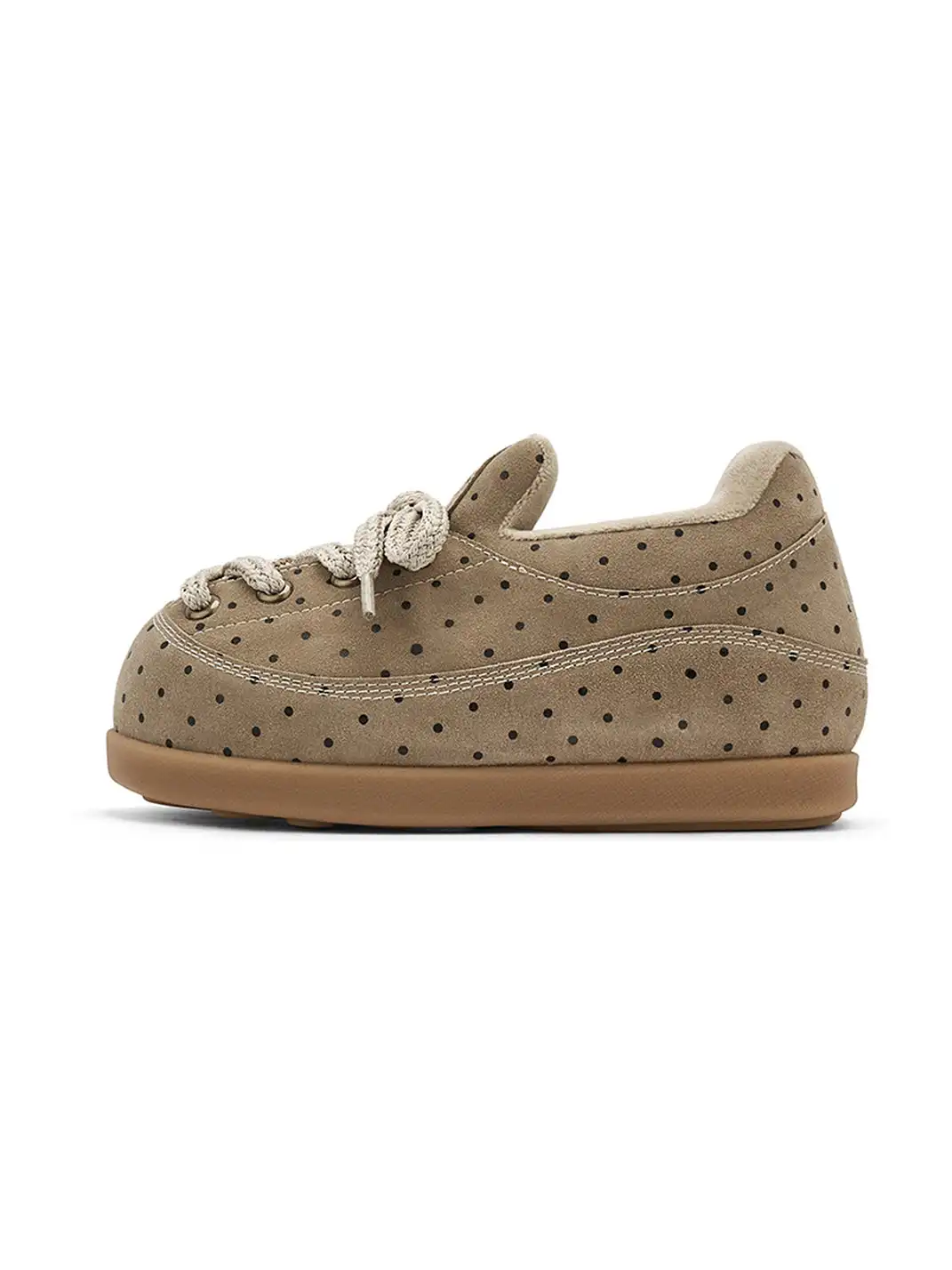 SMILEY | Round-toe Polka Dot Loafers