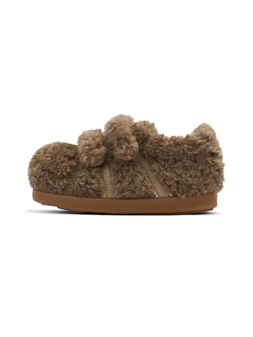 SMILEY | Teddy Bear Series Fleece Caterpillar Bread Shoes