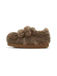 SMILEY | Teddy Bear Series Fleece Caterpillar Bread Shoes