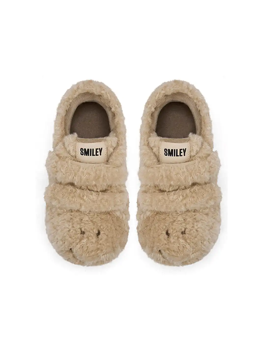 SMILEY | Teddy Bear Series Fleece Caterpillar Bread Shoes