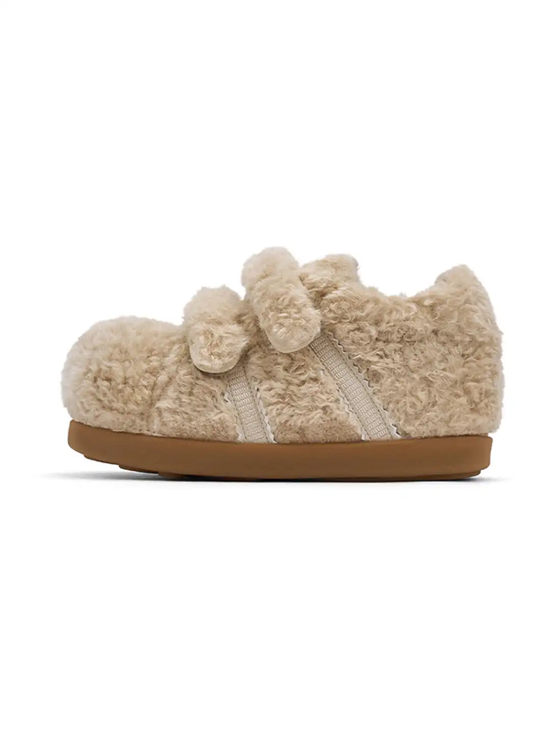 SMILEY | Teddy Bear Series Fleece Caterpillar Bread Shoes