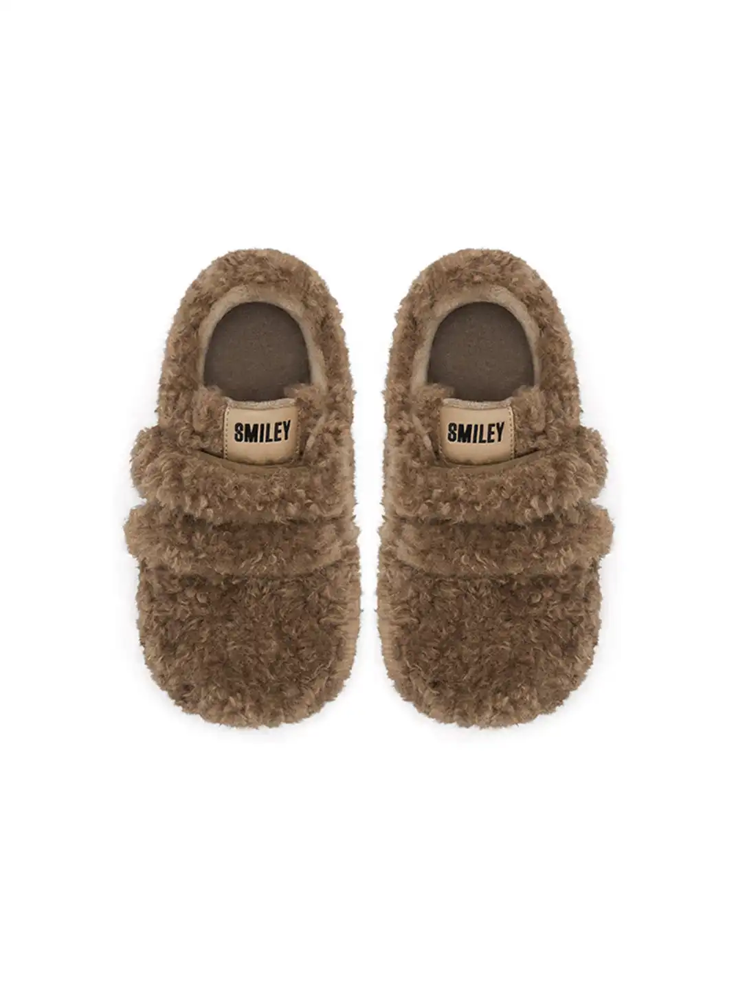 SMILEY | Teddy Bear Series Fleece Caterpillar Bread Shoes