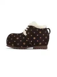 SMILEY | Round-toed Wine Glass-shaped Polka Dot Snow Boots