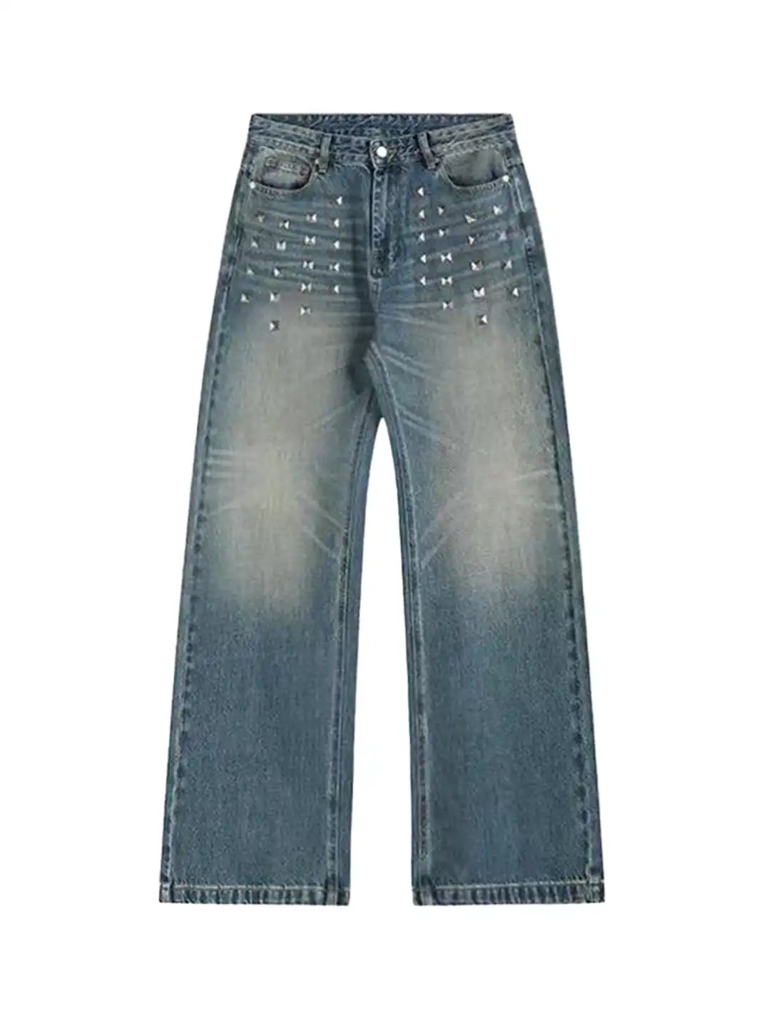 noEmosen | Straight-Leg Jeans With Square Studs
