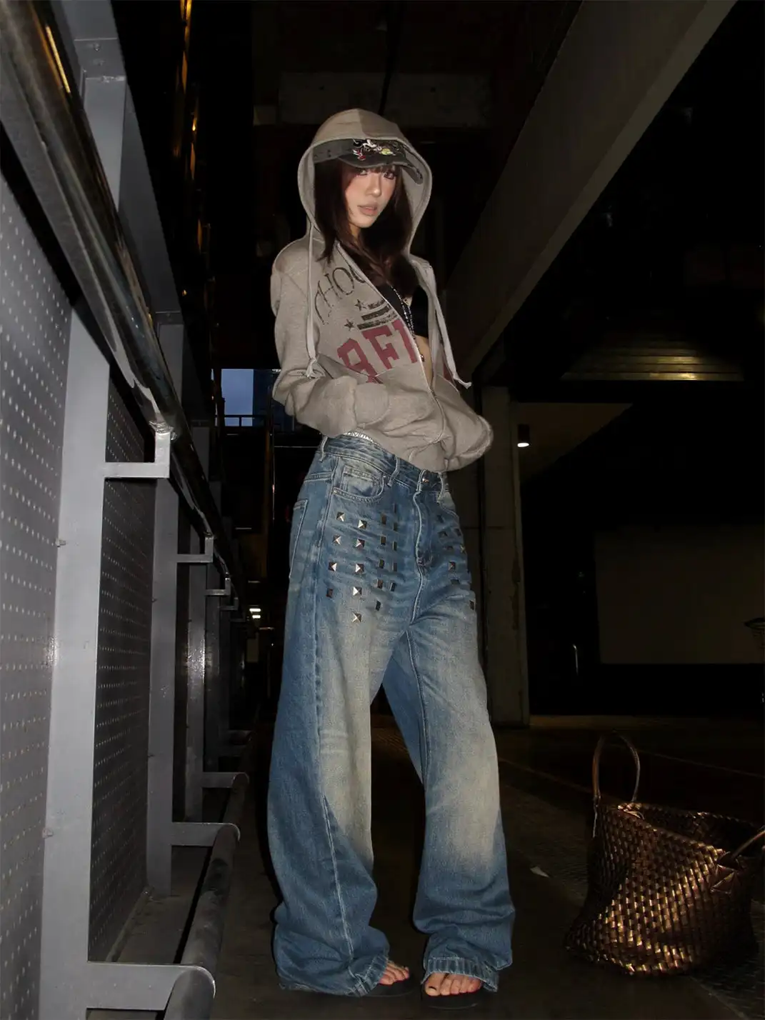 noEmosen | Straight-Leg Jeans With Square Studs