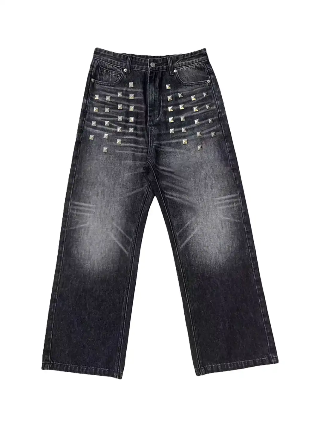 noEmosen | Straight-Leg Jeans With Square Studs