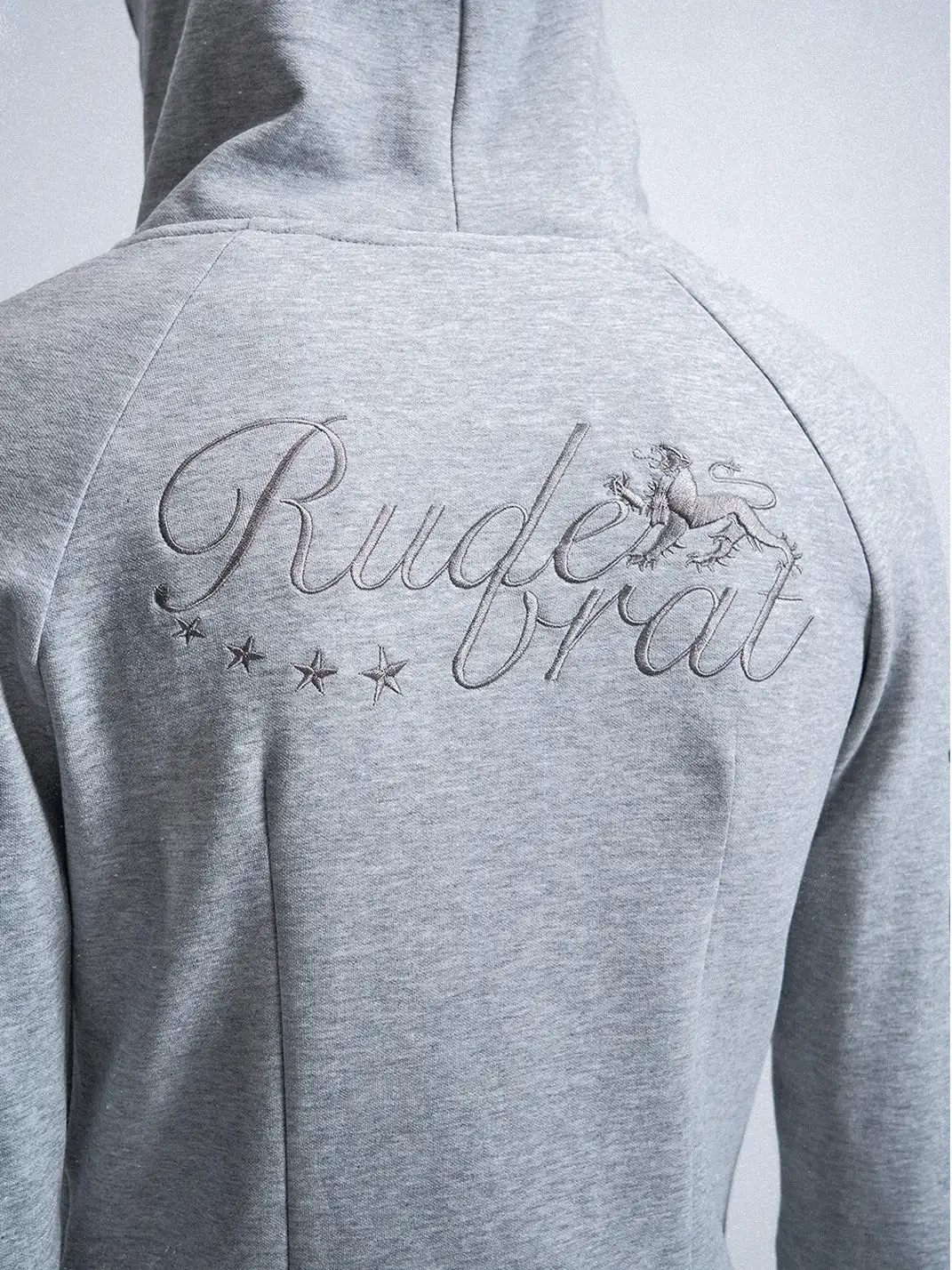 noEmosen | Faux Two-piece Silver Leopard Print Sweatshirt