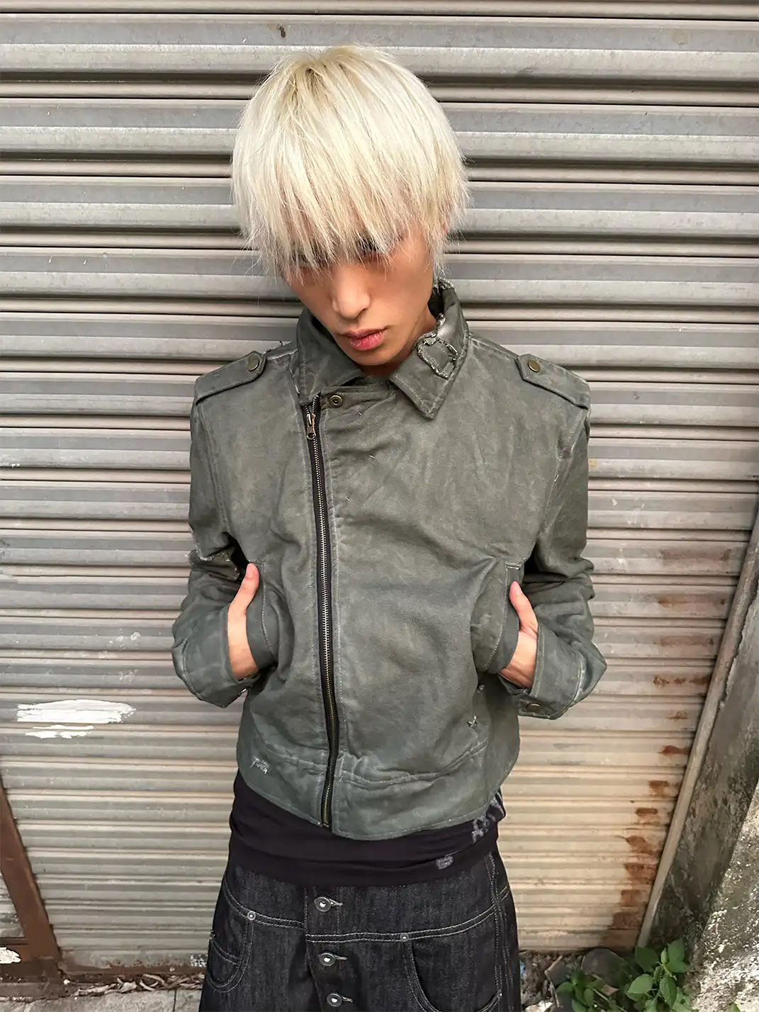 noEmosen | Badge Motorcycle Street Jacket