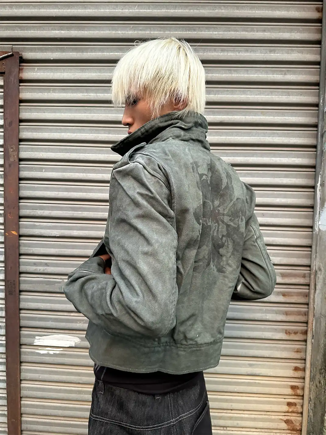 noEmosen | Badge Motorcycle Street Jacket