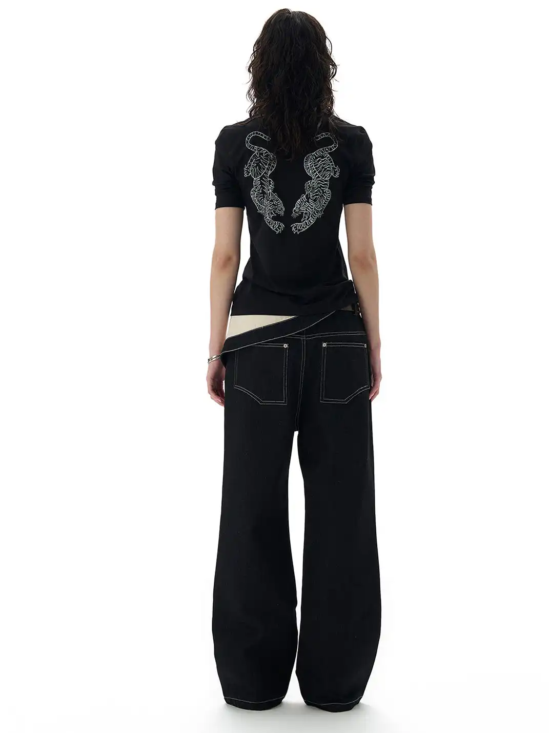 noEmosen | Printed Pocket 14oz Jeans