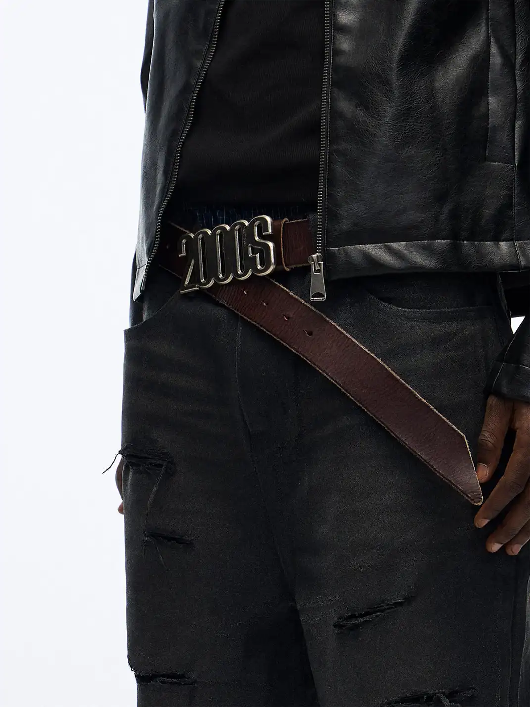 noEmosen | 2000S Top Grain Cowhide Leather Belt
