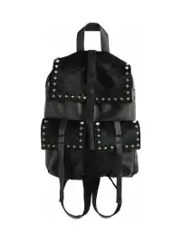 noEmosen | Horsehair And Cowhide Leather Studded Backpack