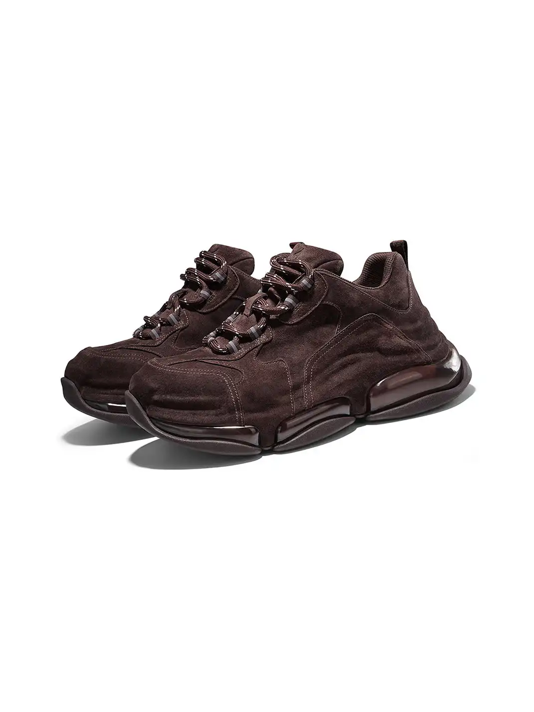 SALAXI | Suede Upper Dad Sneakers For Women