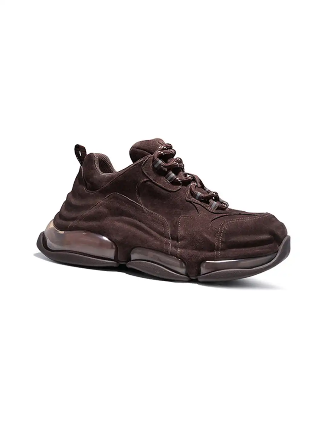 SALAXI | Suede Upper Dad Sneakers For Women