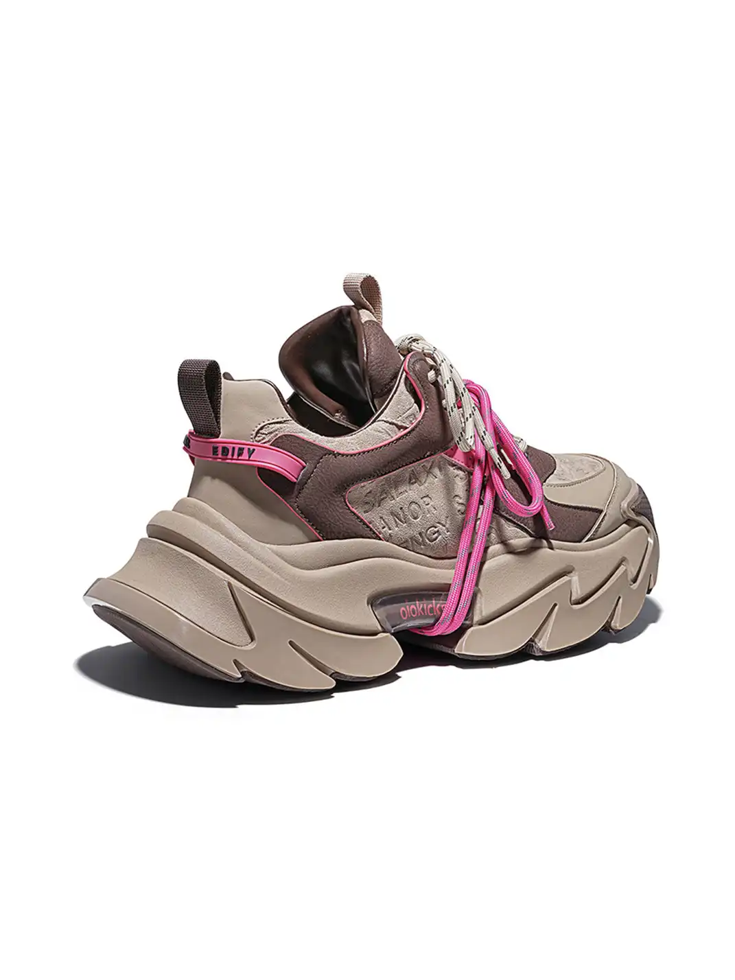 SALAXI | Letter Print Chunky Dad Sneakers For Women