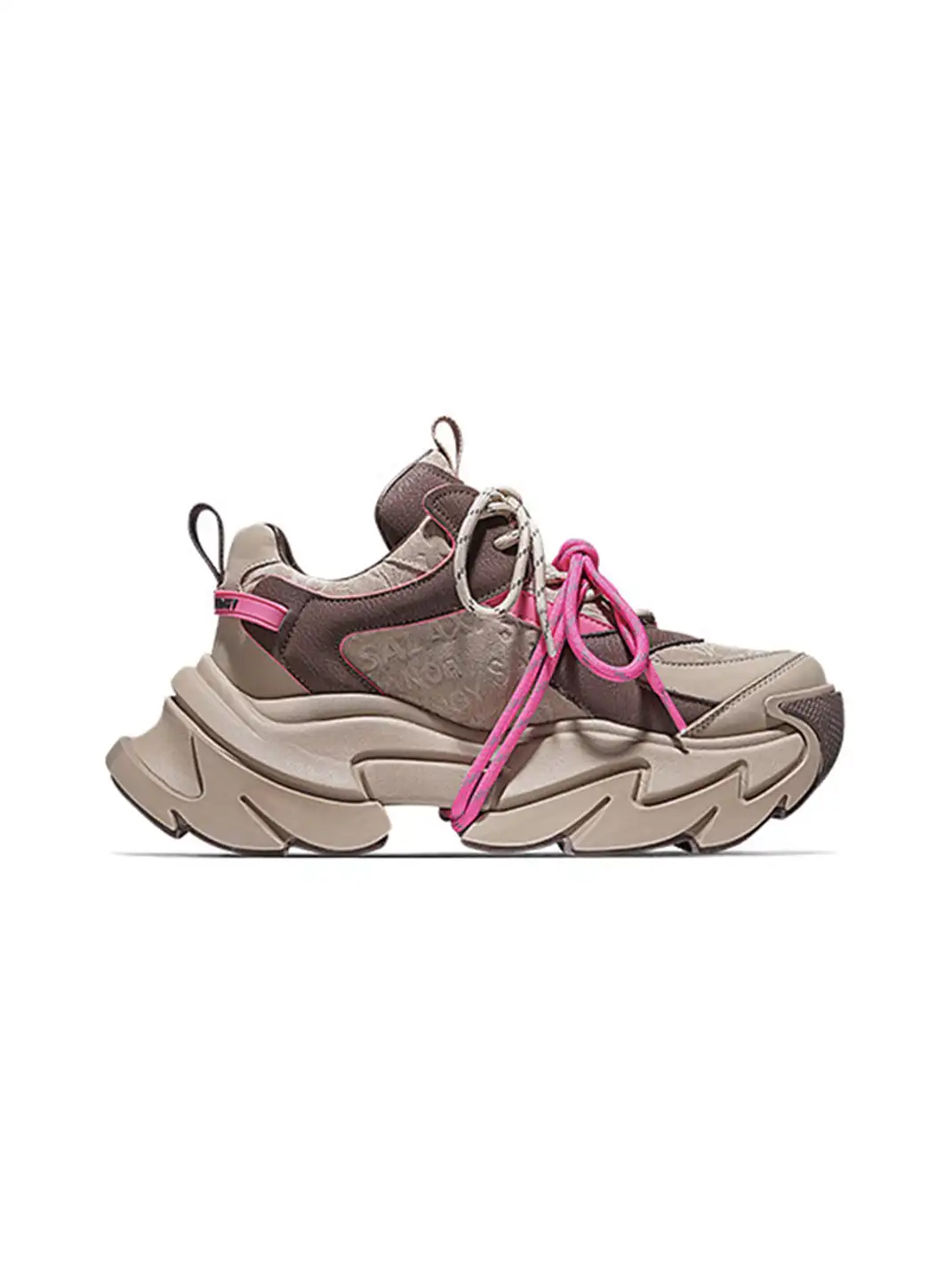 SALAXI | Letter Print Chunky Dad Sneakers For Women