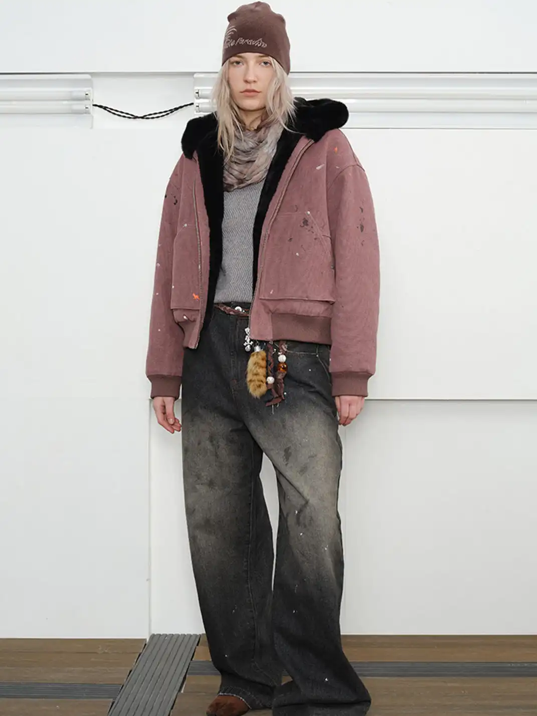KREATE | Canvas Mountain Carving Cotton-padded Clothing