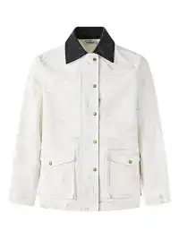 KREATE | Beaded Canvas Faux Snakeskin Jacket