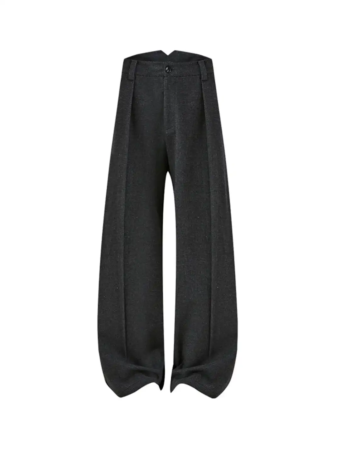 KREATE | Wool Pleated Wide-leg Trousers