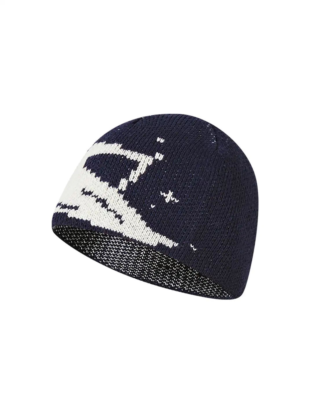 KREATE | Fair Isle Chunky Knit Color-blocked Beanie
