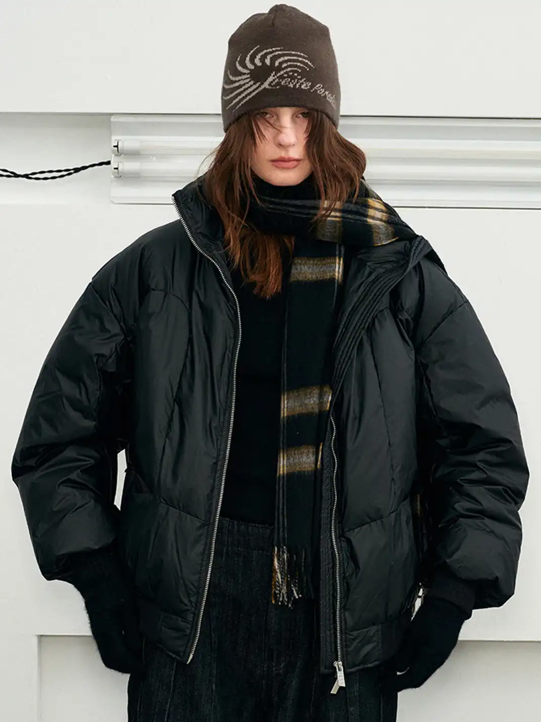 KREATE | Color-blocked Arctic Velvet Beanie