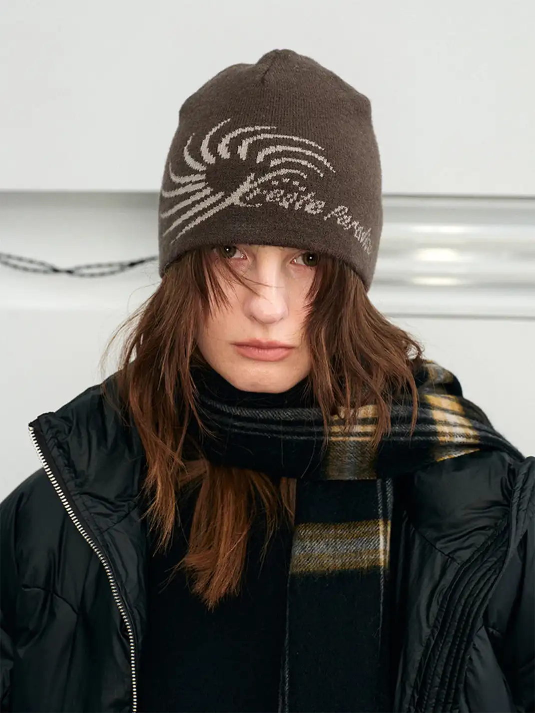 KREATE | Color-blocked Arctic Velvet Beanie
