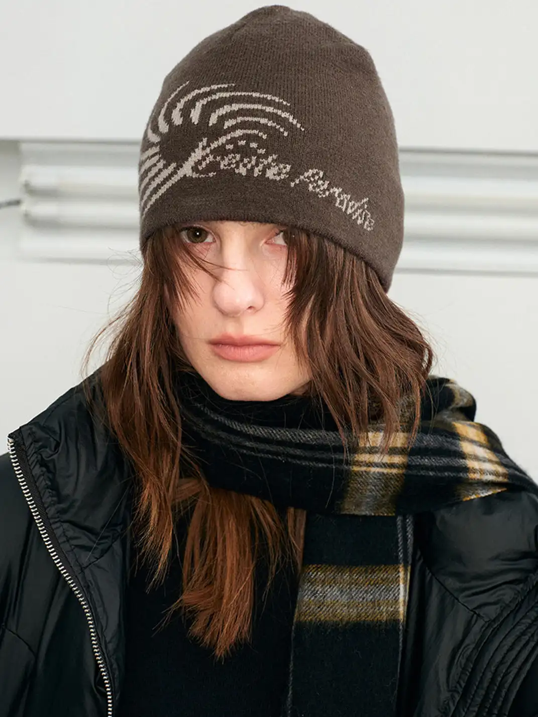 KREATE | Color-blocked Arctic Velvet Beanie