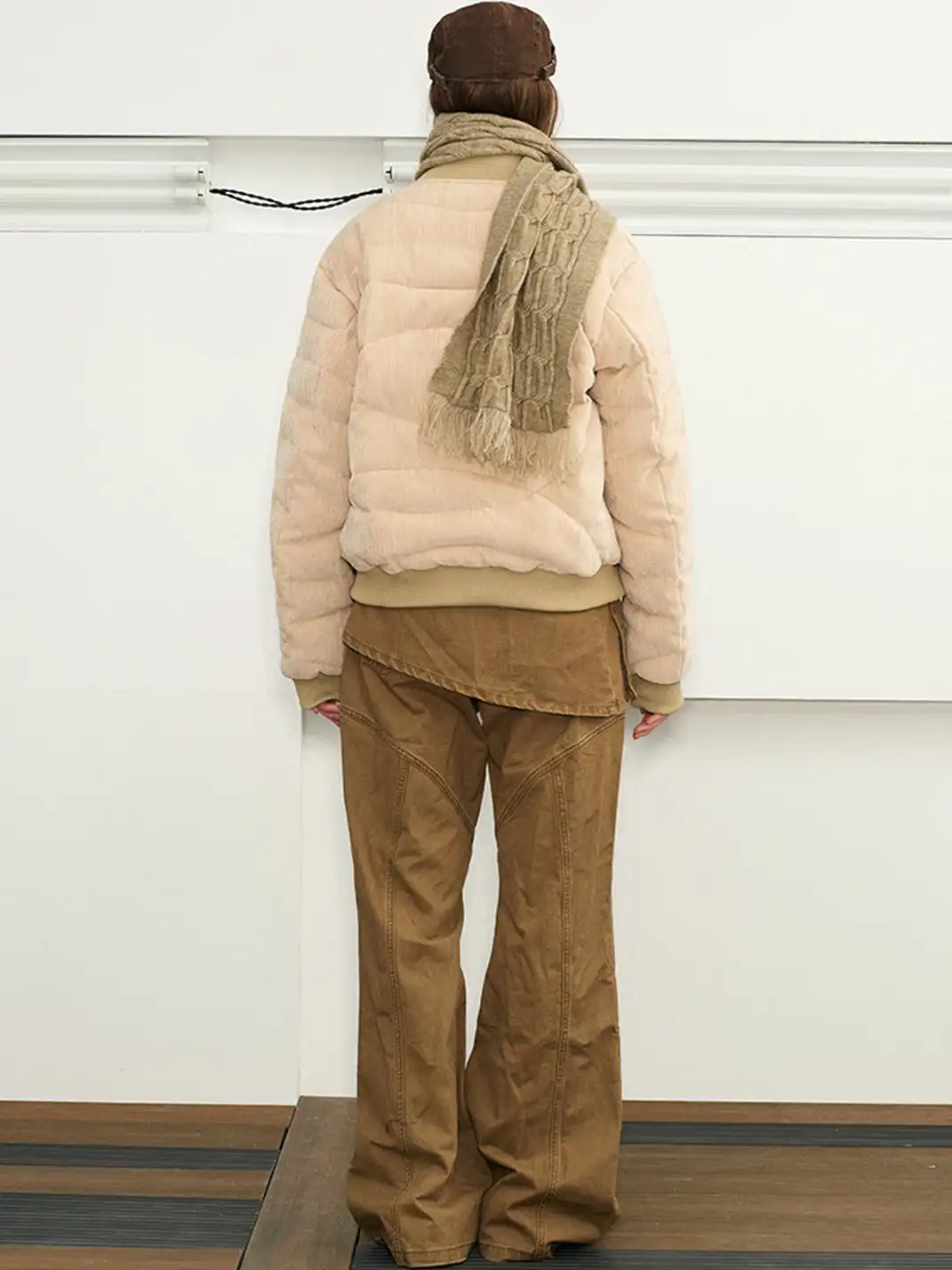 KREATE | Arctic Velvet Chunky Knit Cable Scarf