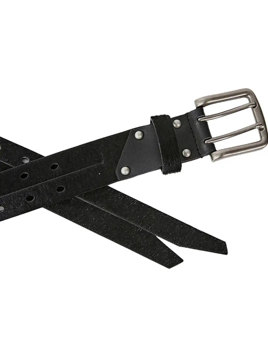 KREATE | Top-grain Cowhide Asymmetrical Genuine Leather Belt