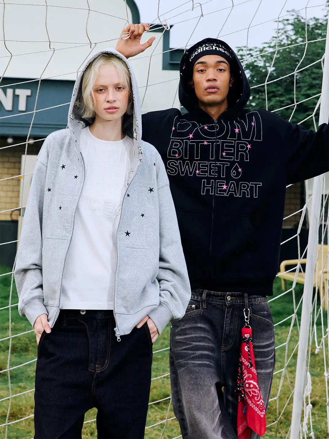 DONSMOKE | Star Patchwork Sweatshirt