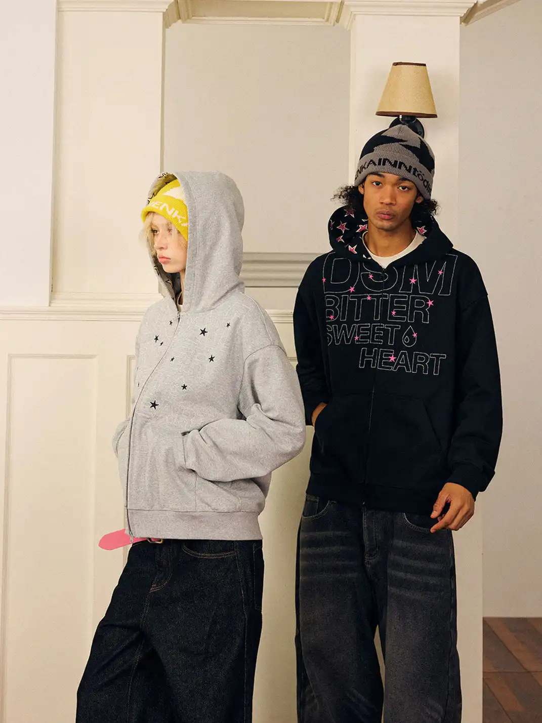 DONSMOKE | Star Patchwork Sweatshirt