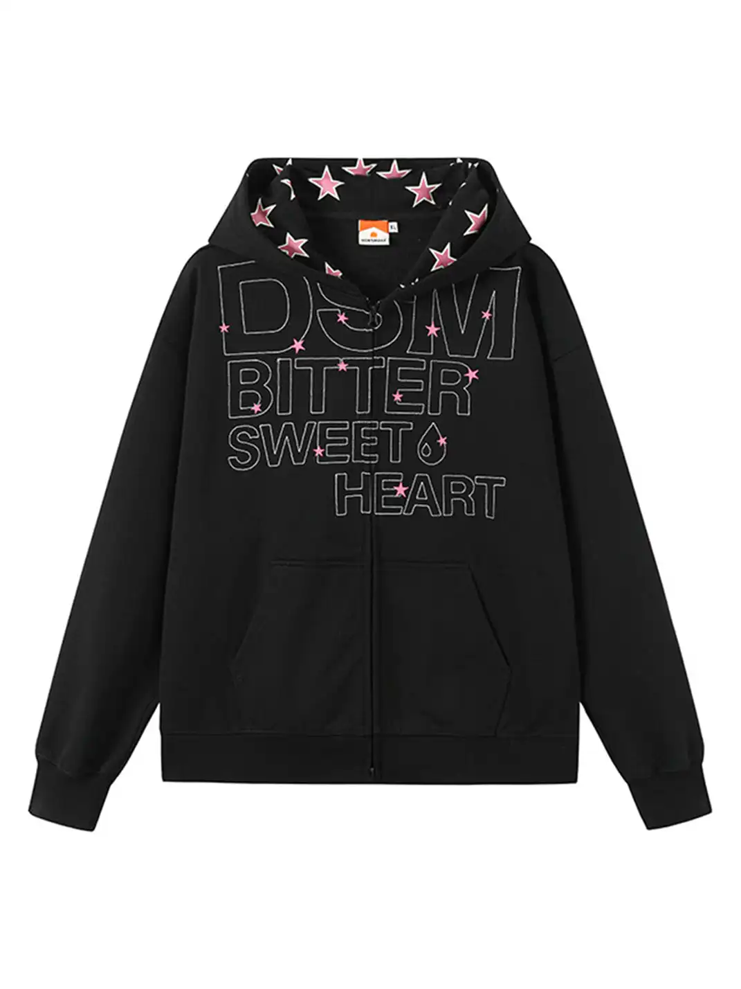 DONSMOKE | Star Patchwork Sweatshirt