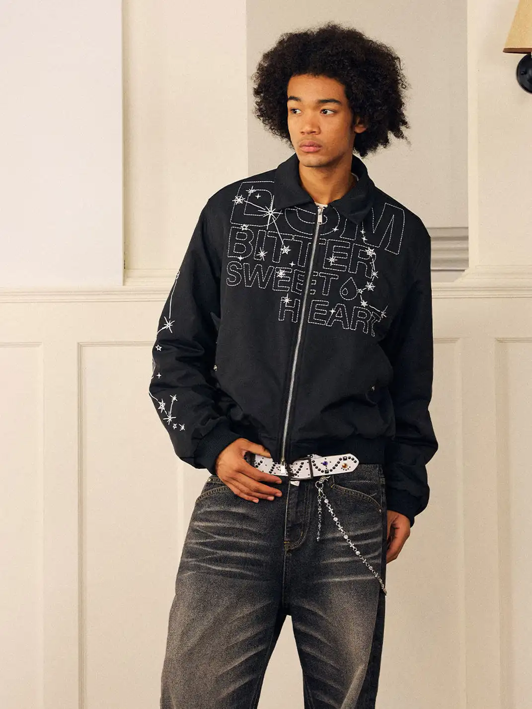 DONSMOKE | DSM Zodiac Embroidered Flight Jacket